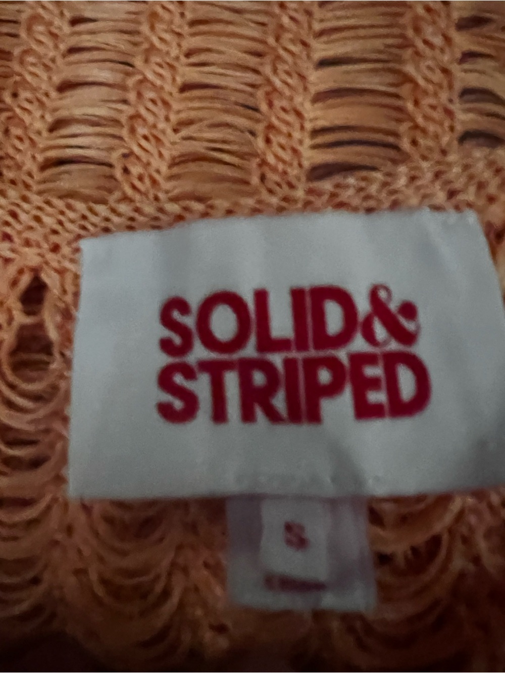Solid + Stripe The Ryan Open-Knit Mini Dress NWOT Small MSRP $296 - Picture 5 of 7
